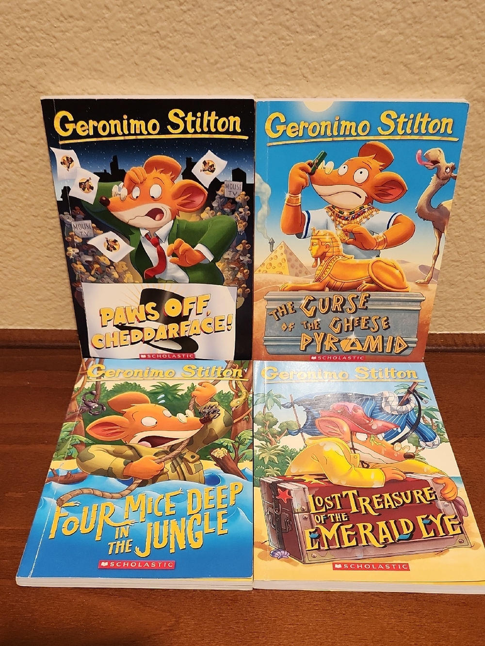 Geronimo Stilton Set Of 4 Books